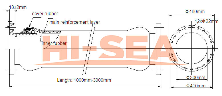 DN300 Dredge Discharge Hose